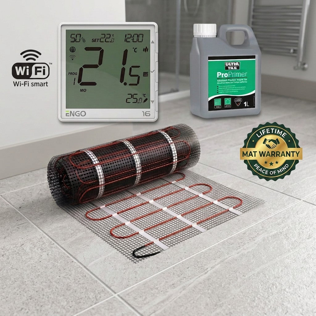 Electric Underfloor Heating Bundle – Complete Guide to 150W Mat Installation in the UK