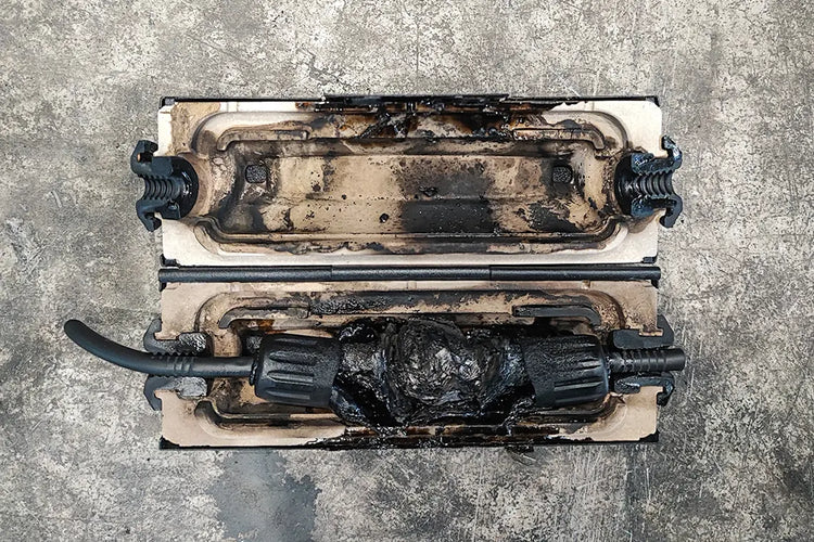 Damaged solar panel connector showing signs of fire risk and safety concerns for UK homeowners.