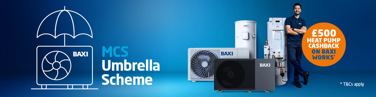 Baxi Air Source Heat Pumps 2026 | HP60 R290, HP40, Cylinders & £500 Cashback