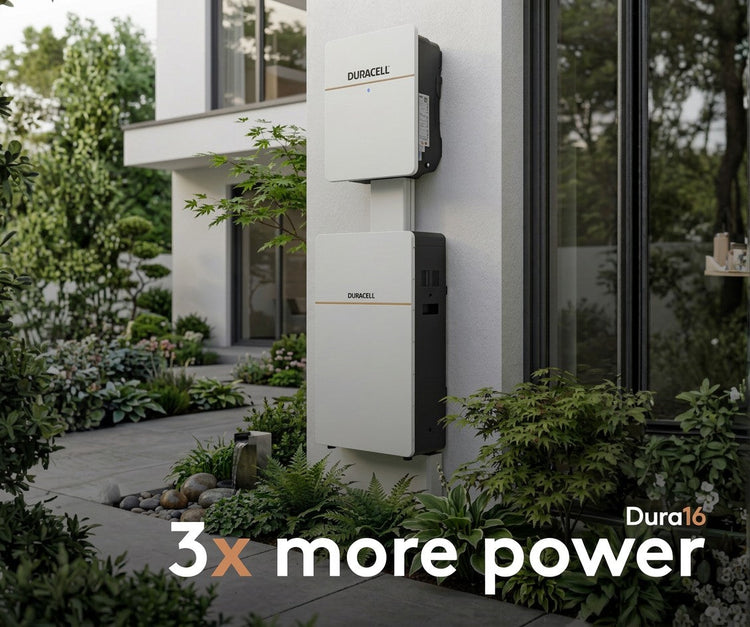 Duracell Energy Dura16 LV 16 kWh Home Battery — The UK's Highest-Capacity LiFePO4 Solar Battery