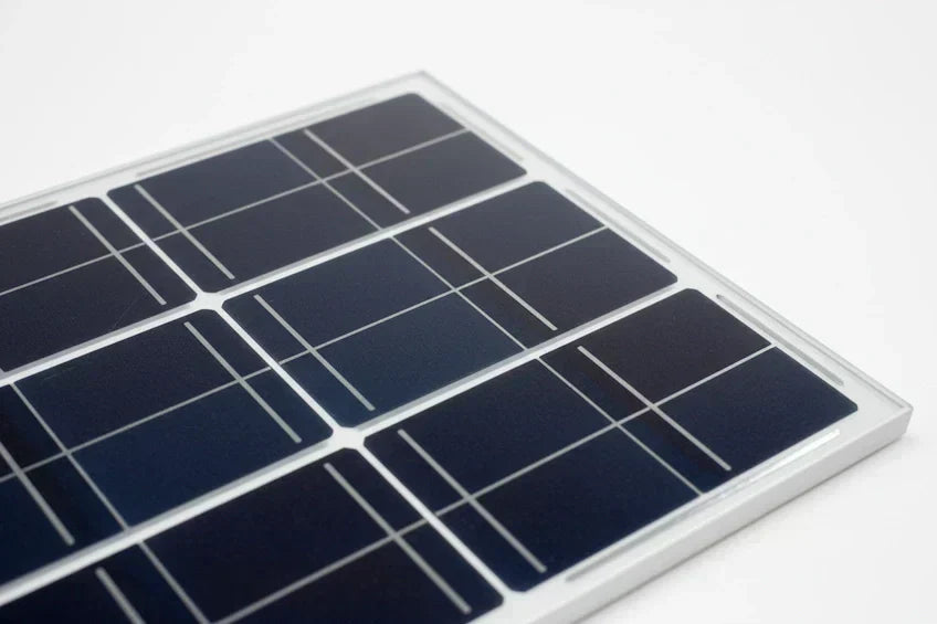 Close-up of a solar panel showcasing its design and features, integral to solar energy solutions.