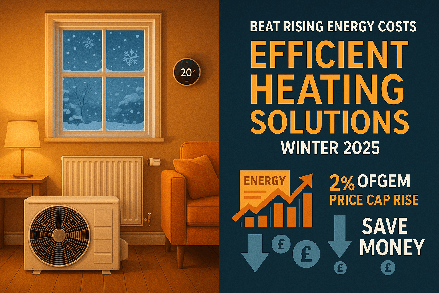 Beat the 2% Ofgem Energy Price Cap Rise: Efficient Heating Solutions to Save on UK Bills This Winter 2025