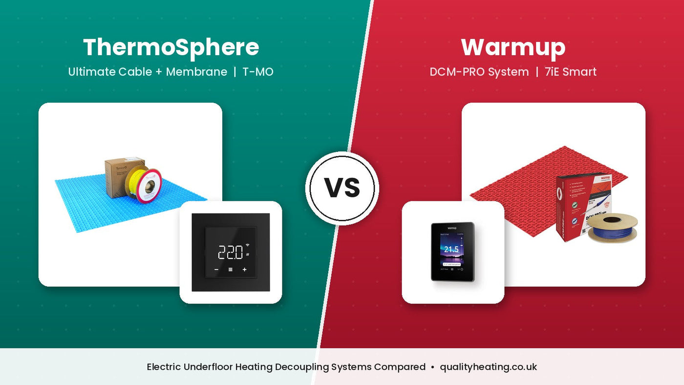 thermosphere vs warmup electric ufh comparison