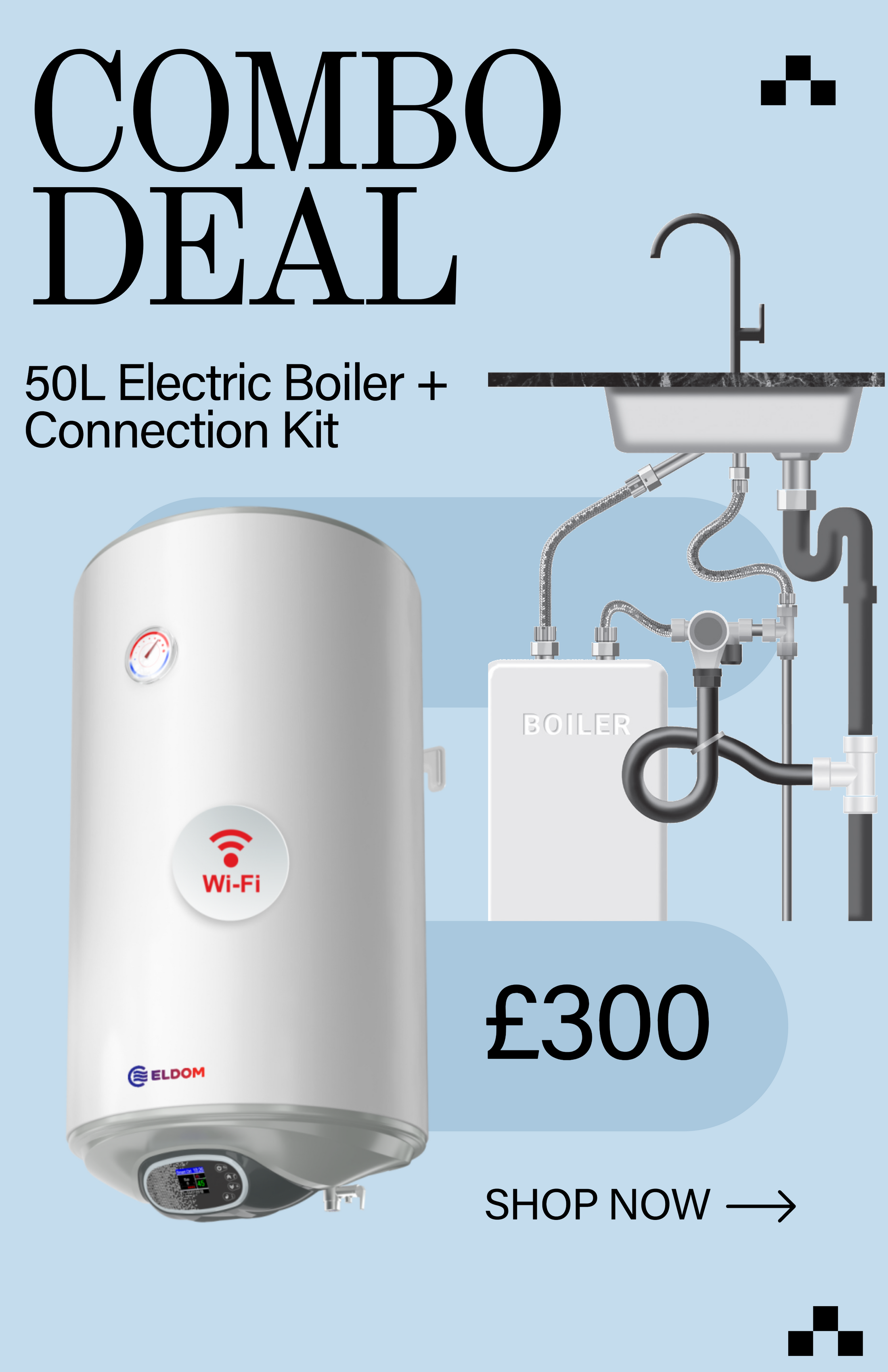 water heater combo deal UK