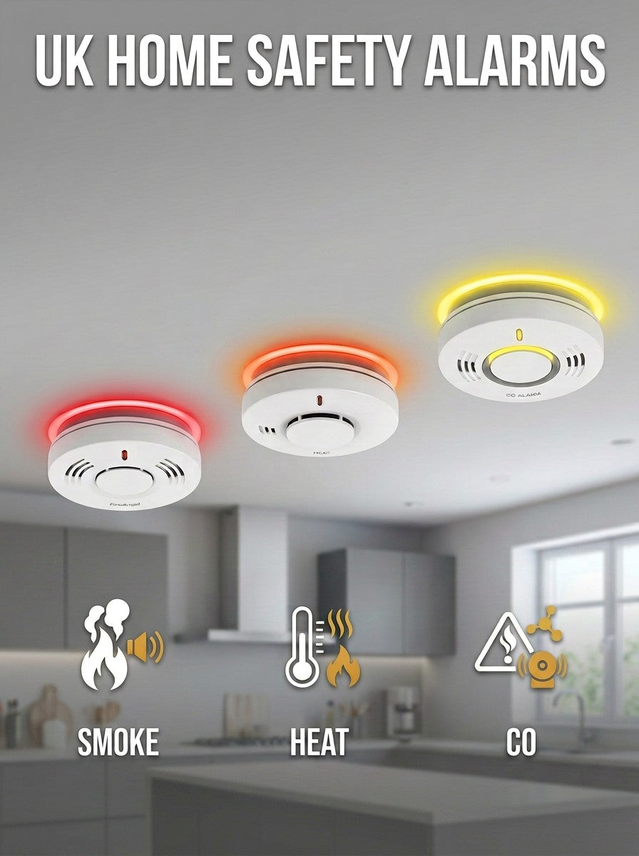 Smoke, Heat & Carbon Monoxide Alarms