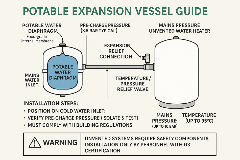 potable expansion vessel guide