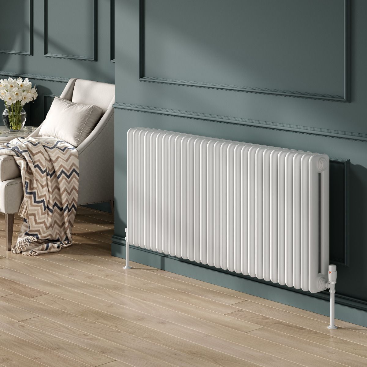 White Traditional Radiators