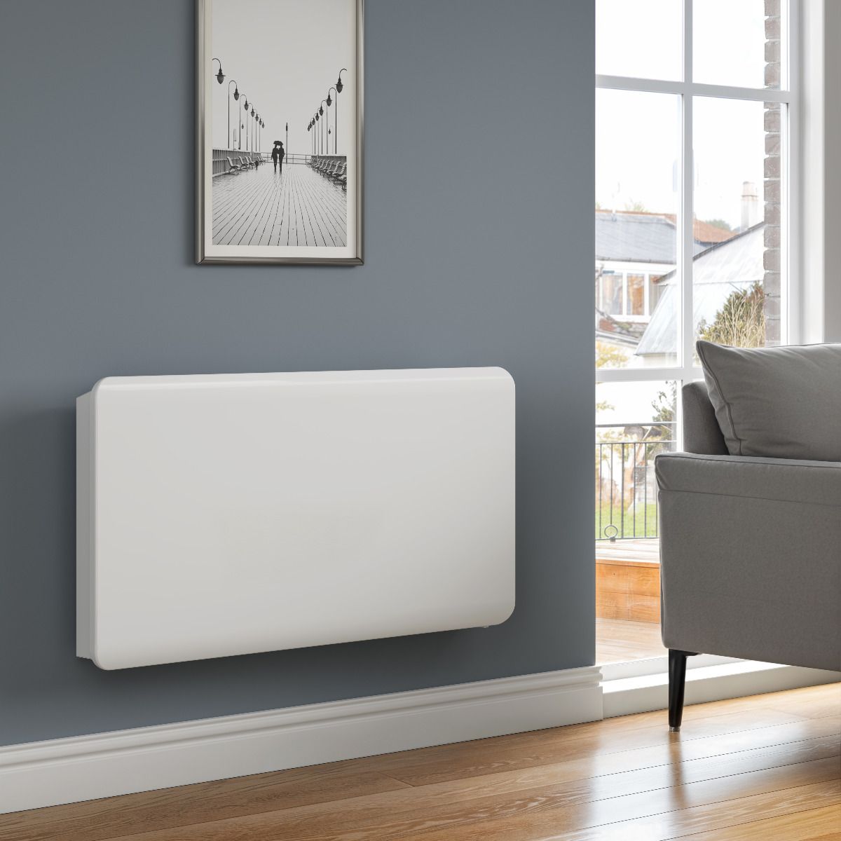 White Ceramic radiators