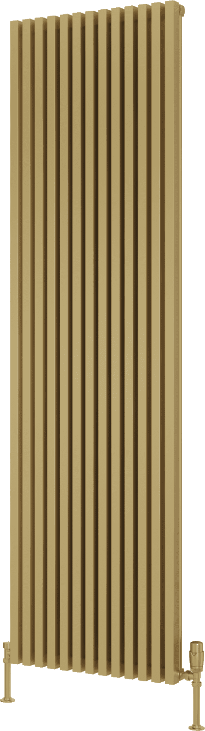 Reina Albano A-ABN18050B Brass Effect Vertical Radiator 510mm x 1800mm