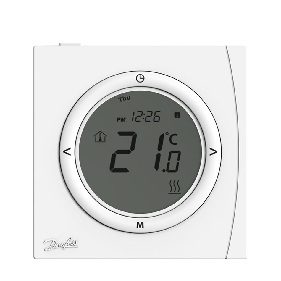 Danfoss TP5001M V2 230V Wired Digital Programmable Room Thermostat