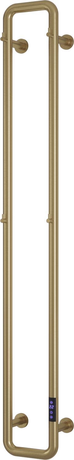 Reina Pelmo EPLOB Brushed Brass Electric Towel Rail