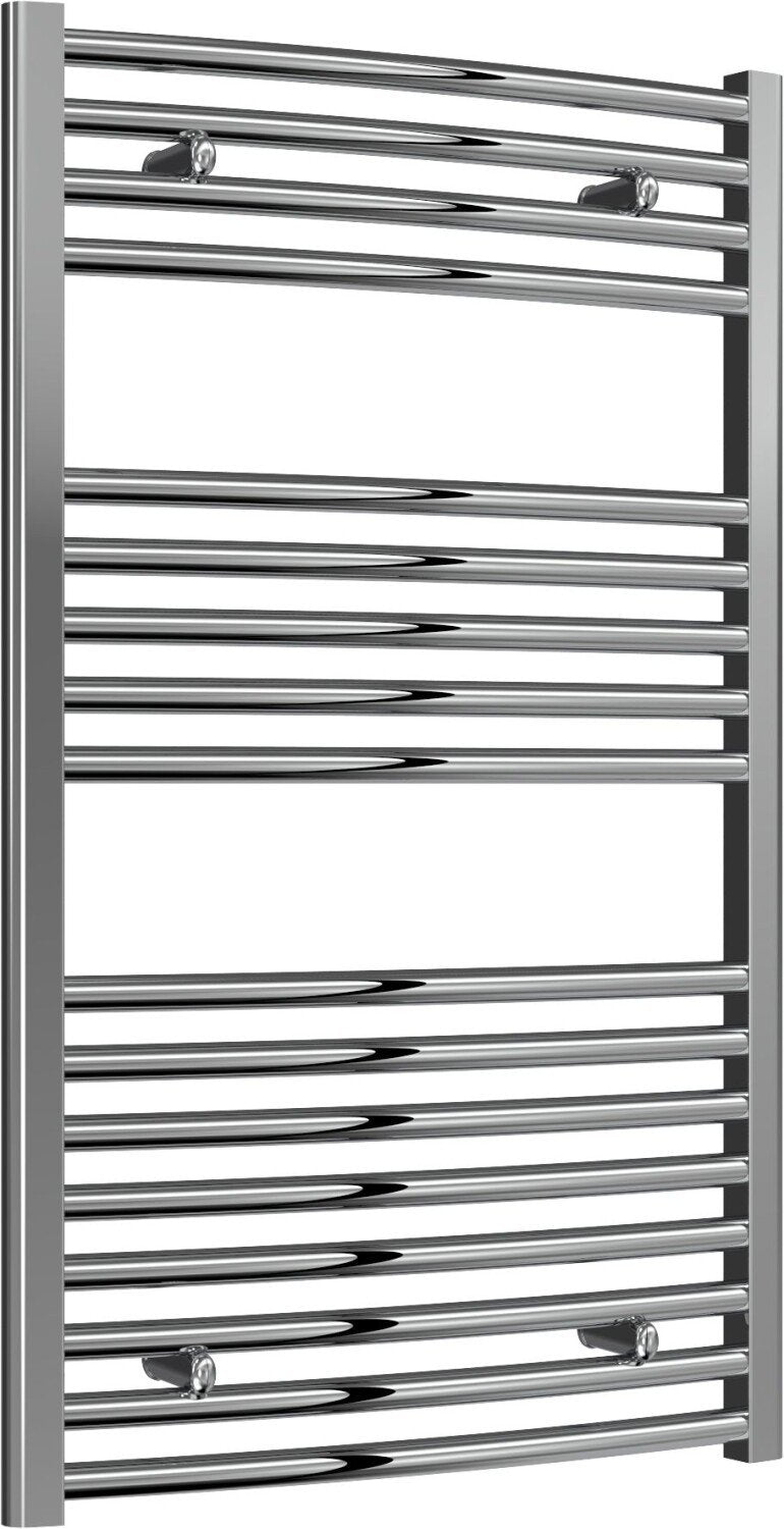 Reina Diva AG60100CC Chrome Curved Towel Rail 600mm x 1000mm