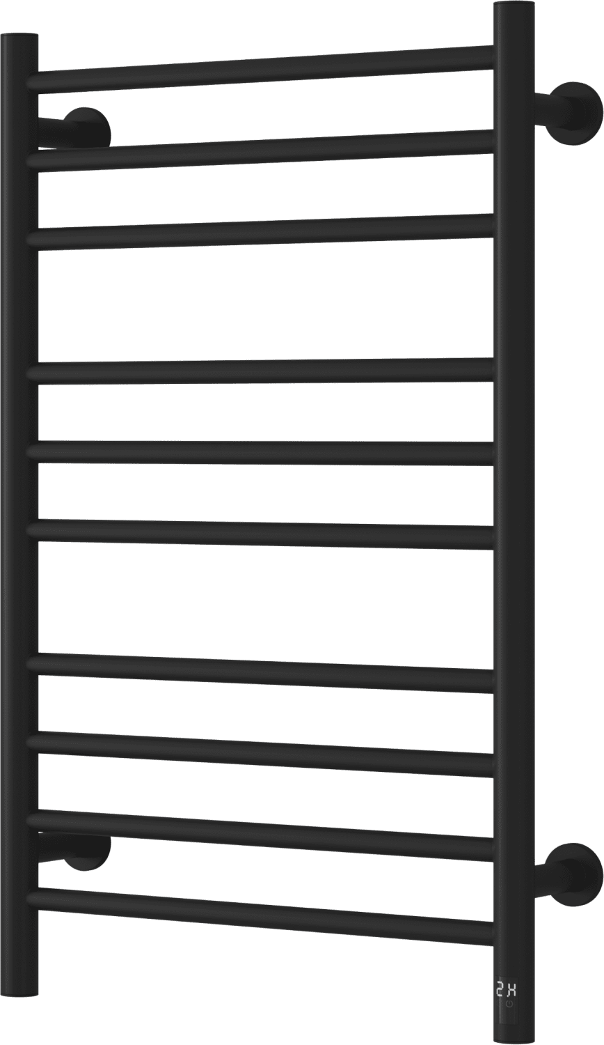 Reina Arnage DE-ARG0805K Matt Black Towel Rail - 500mm x 800mm