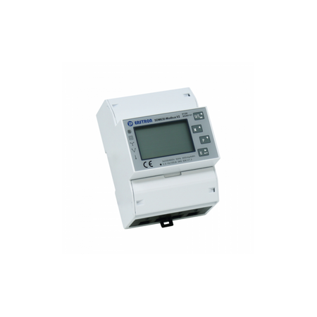 Eastron digital solar meter on a white background
