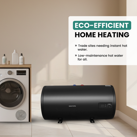 100 Litre QH Dual Horizontal Floor-Standing Electric Water Heater