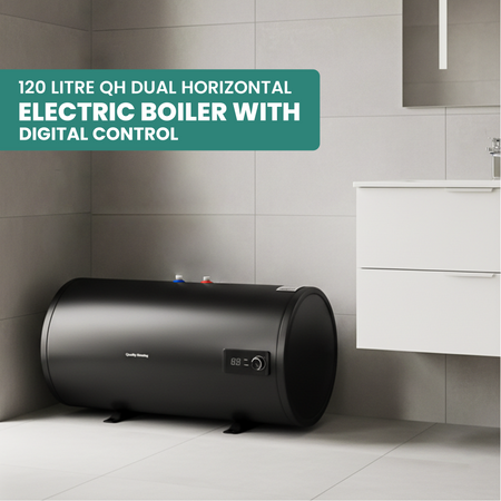 120 Litre QH Dual Horizontal Floor-Standing Electric Water Heater