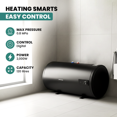 120 Litre QH Dual Horizontal Floor-Standing Electric Water Heater