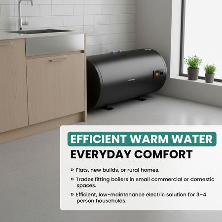 120 Litre QH Dual Horizontal Floor-Standing Electric Water Heater