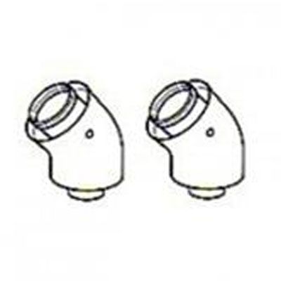 Baxi Multifit 80/125 Pair of 135 Degree Flue Bends
