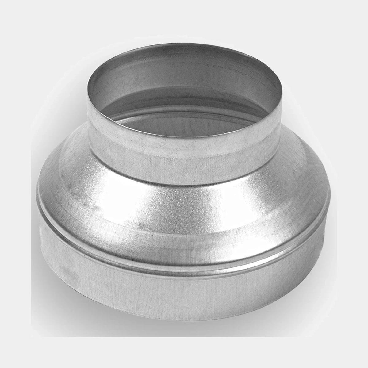 160mm to 150mm Reducer Galvanised Spiral Duct
