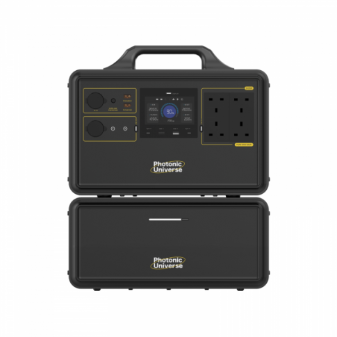 2400W Expandable Portable Power Station with LiFePO4 Batteries - High-Capacity Home Backup & Off-Grid Power