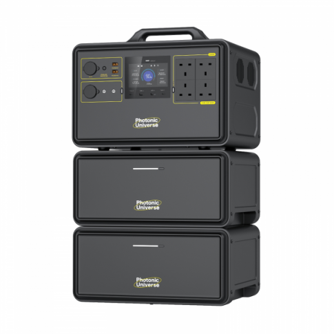 2400W Expandable Portable Power Station with LiFePO4 Batteries - High-Capacity Home Backup & Off-Grid Power
