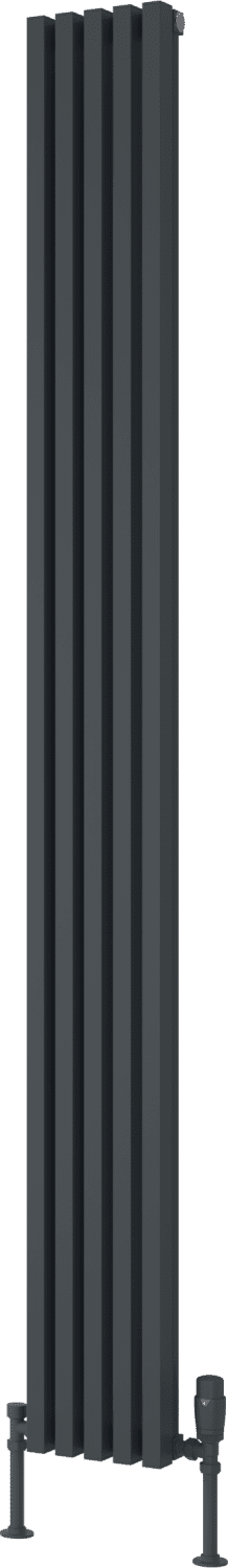 Reina Albano A-ABN18018A Anthracite Vertical Radiator 190mm x 1800mm