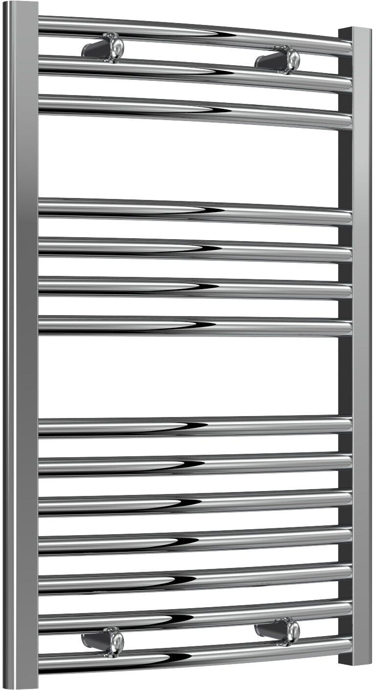 Reina Diva AG50800CC Chrome Curved Towel Rail 500mm x 800mm