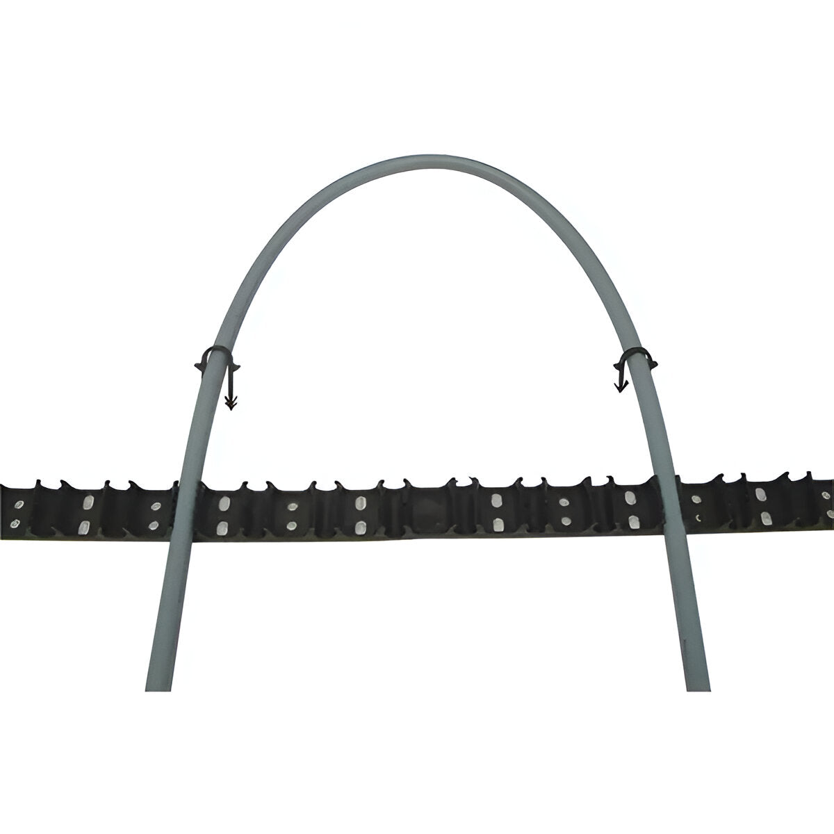 Polypipe UFH Clip Rail 1m Length | Pipe Positioning Rail for 16–18mm Underfloor Heating