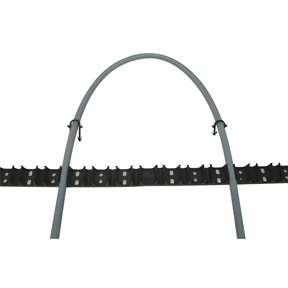 Polypipe UFH Clip Rail 1m Length | Pipe Positioning Rail for 16–18mm Underfloor Heating
