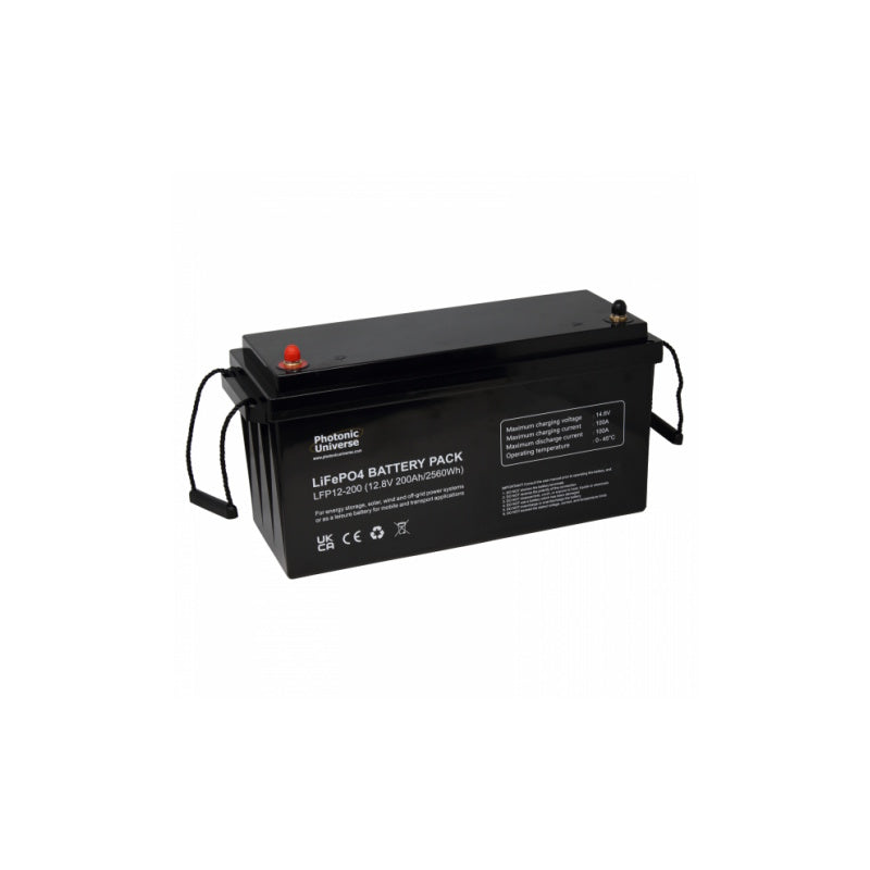 200Ah 12V Gel Deep Cycle Battery - Leisure Battery for Motorhomes, Caravans & Boats