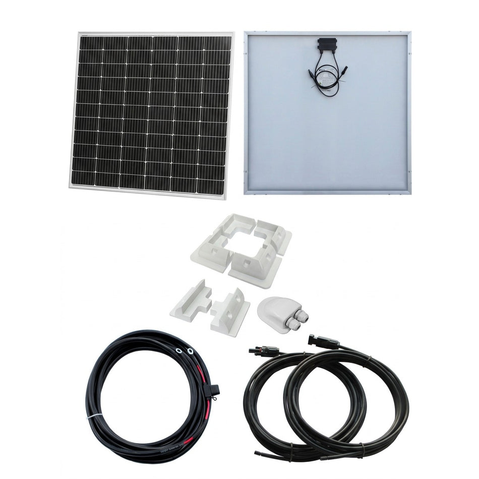 200W Monocrystalline Solar Panel & Victron SmartSolar MPPT 75/15 12V Charging Kit – Off-Grid Solution for Caravans, Motorhomes & Boats