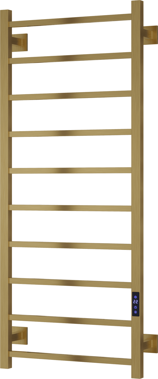 Reina Velino EVLN120B Brushed Brass Electric Radiator 1200mm x 500mm