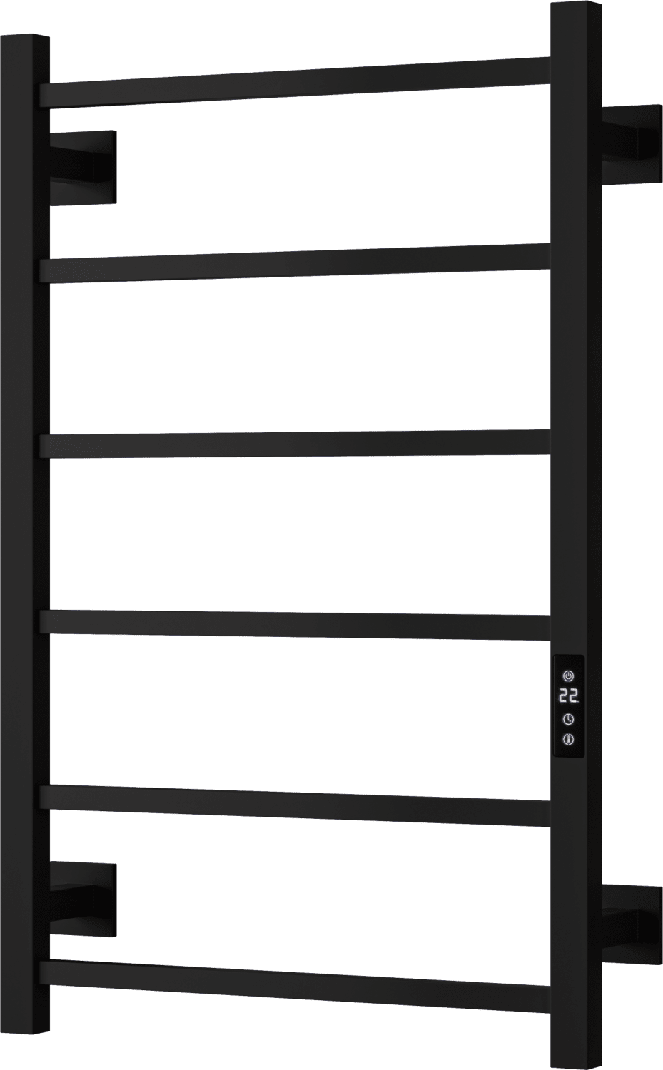 Reina Velino EVLN080K Matt Black Electric Radiator 800mm x 500mm