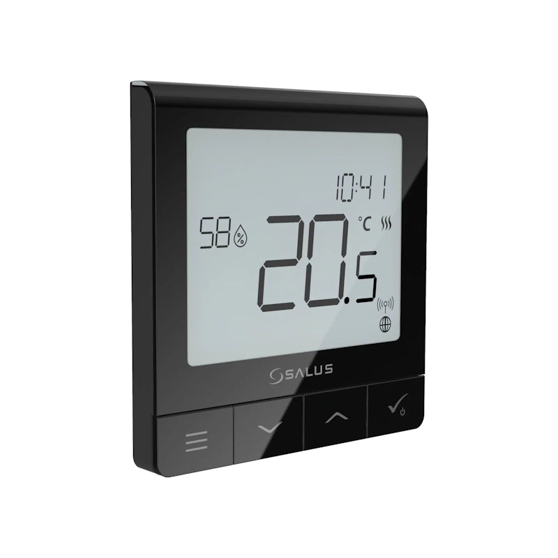 Salus Quantum Hard Wired Thermostat - SQ610 Black