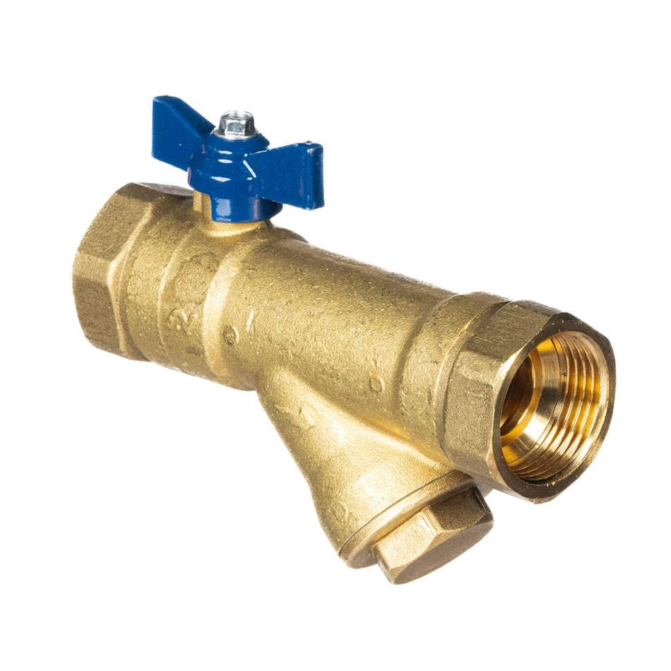 Intatec CBV1 Heat Pump Combi Ball Valve with 400 Micron Filter – 1" BSP
