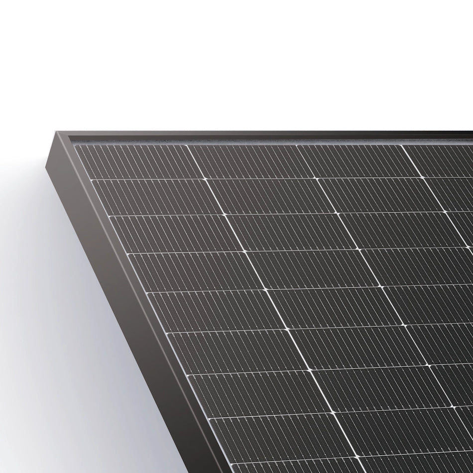 JA Solar DeepBlue 4.0 Pro 455W N-Type TOPCon Bifacial Double Glass Solar Panel – Black Frame, Traceable, MC4-EVO2A