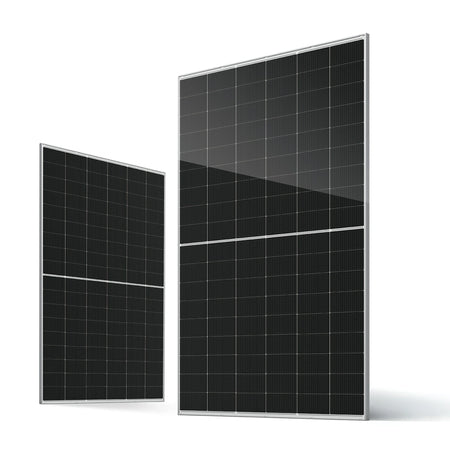 JA Solar 465W N-type, Double Glass Monofacial LR Traceable, 54 Cell, Black Frame, MC4