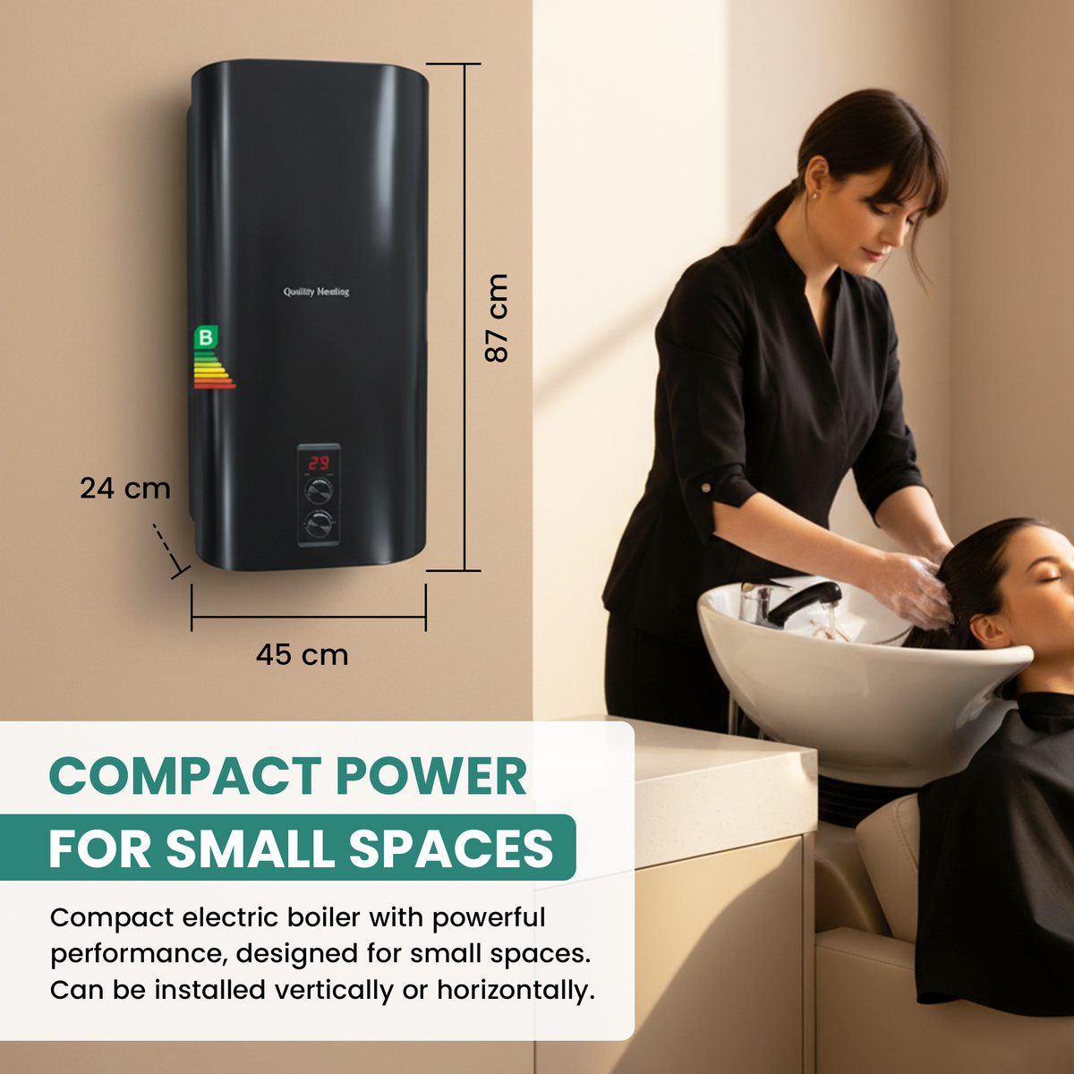 50 Litre QH Dual Electric Water Heater