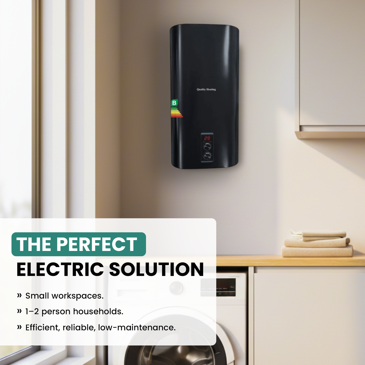 50 Litre QH Dual Electric Water Heater