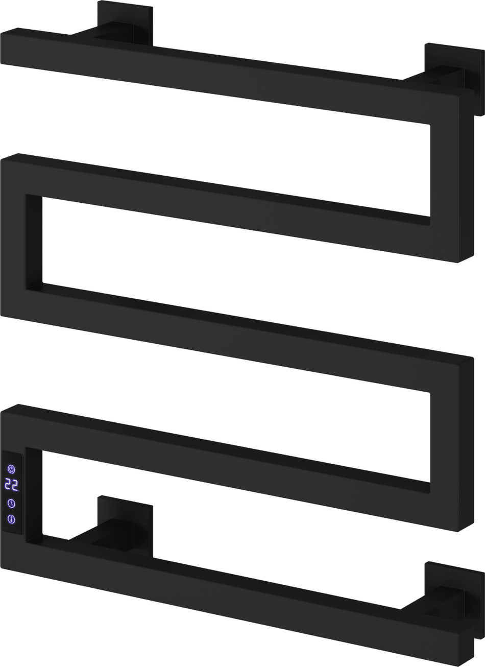 Reina Vispa EVSPK Matt Black Electric Towel Rail