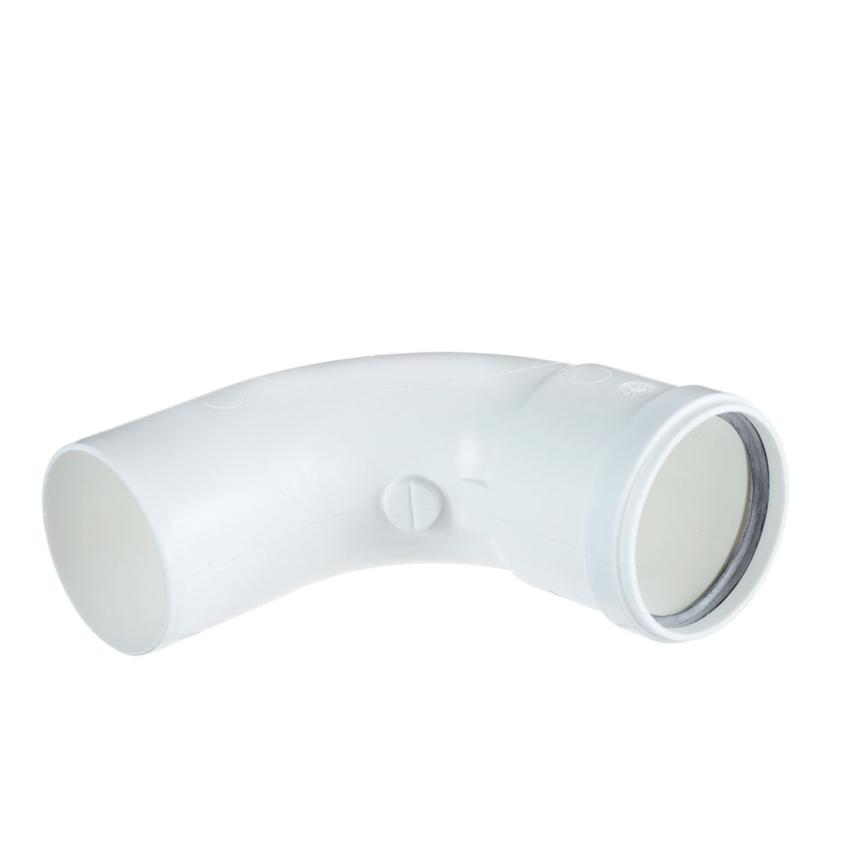 Baxi Multifit 93 Degree White 60mm Plume Bend