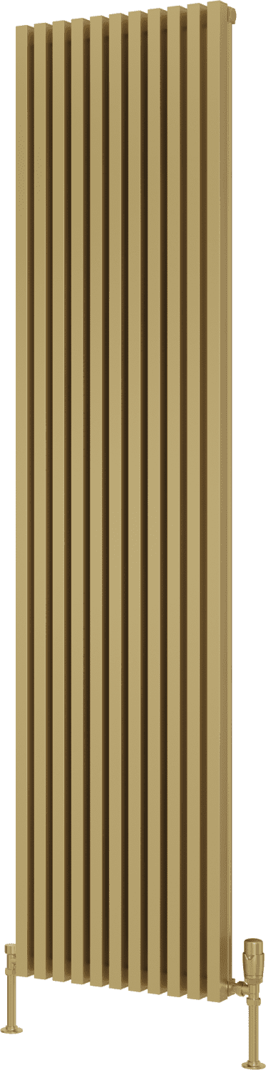 Reina Albano A-ABN18042B Brass Effect Vertical Radiator 430mm x 1800mm