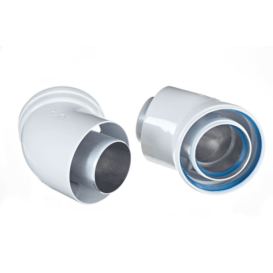 Baxi Multifit 60/100 Pair of 45° Flue Bends