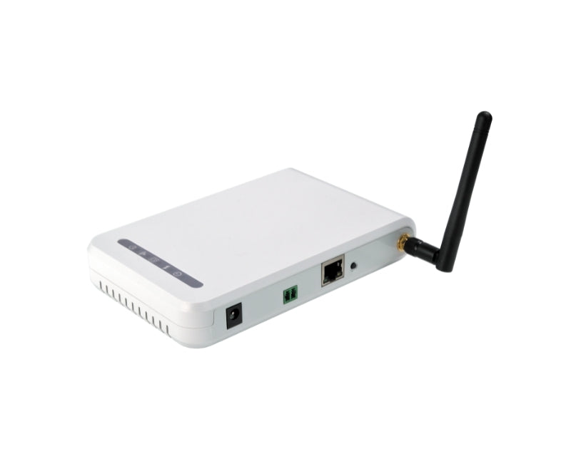 EHC Comet PV Internet Module with antenna and ports for remote heating control and energy monitoring.