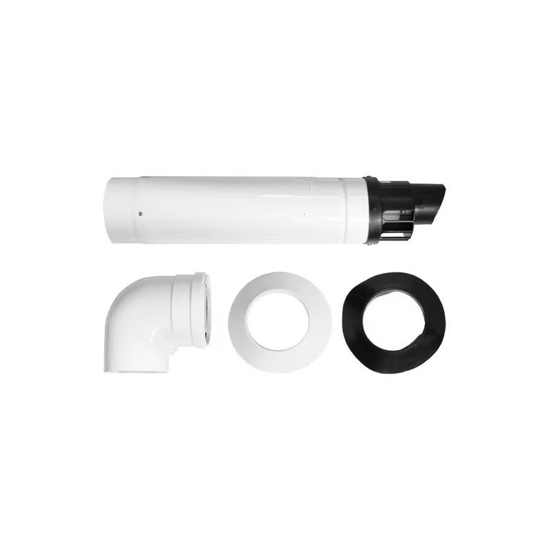 Baxi Multifit 60/100 Black Terminal Horizontal Telescopic Flue Kit