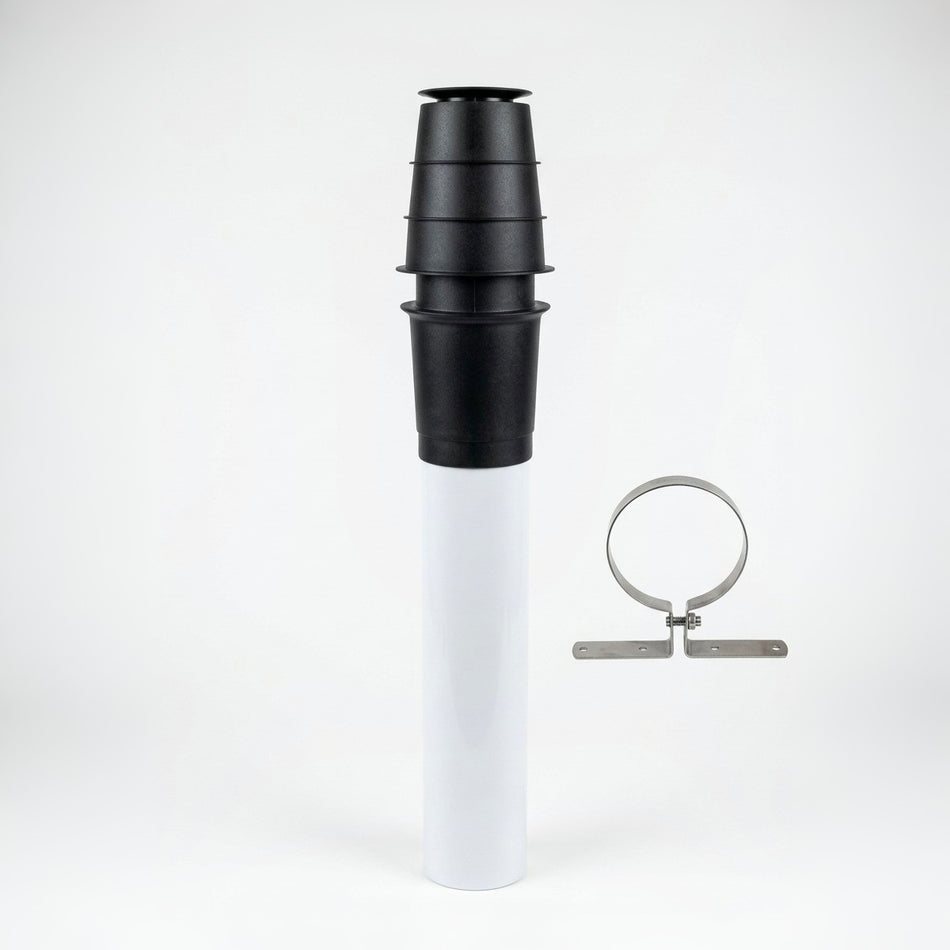 Viessmann 60/100 Vertical Flue Kit Black | 7373230