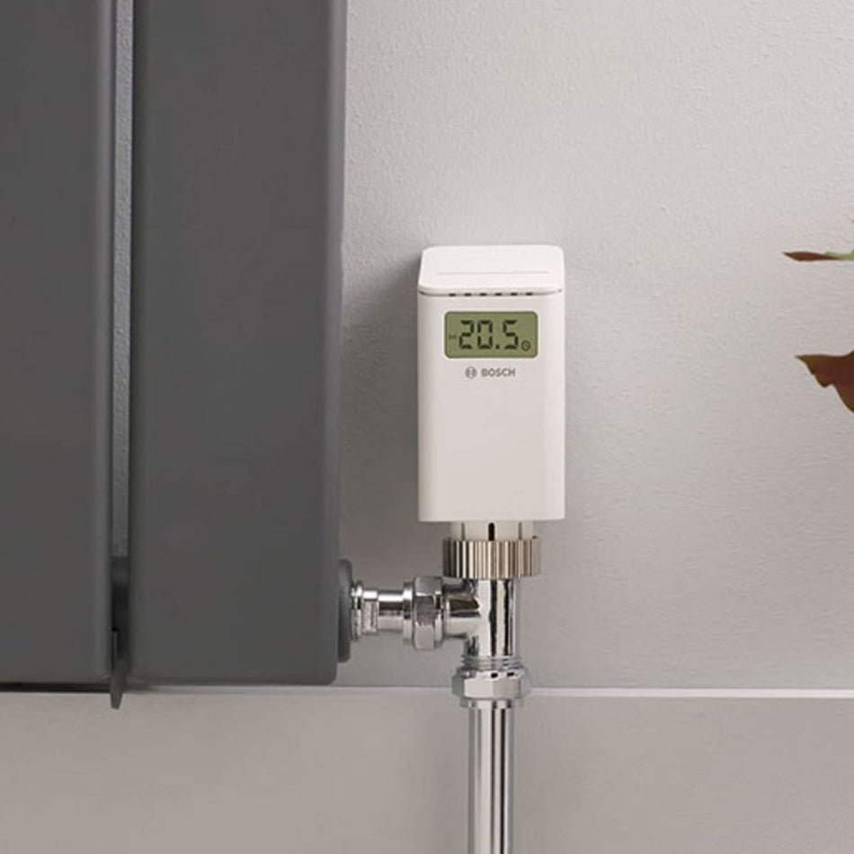 Worcester Bosch RT10-RFV Digital Smart TRV Head – Wireless Smart Radiator Thermostat for EasyControl