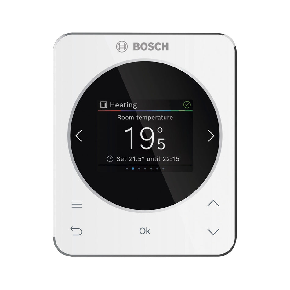 Bosch RT800 Wired Room Thermostat – MPN 7738112961 – Colour Touch Display with Humidity Sensor