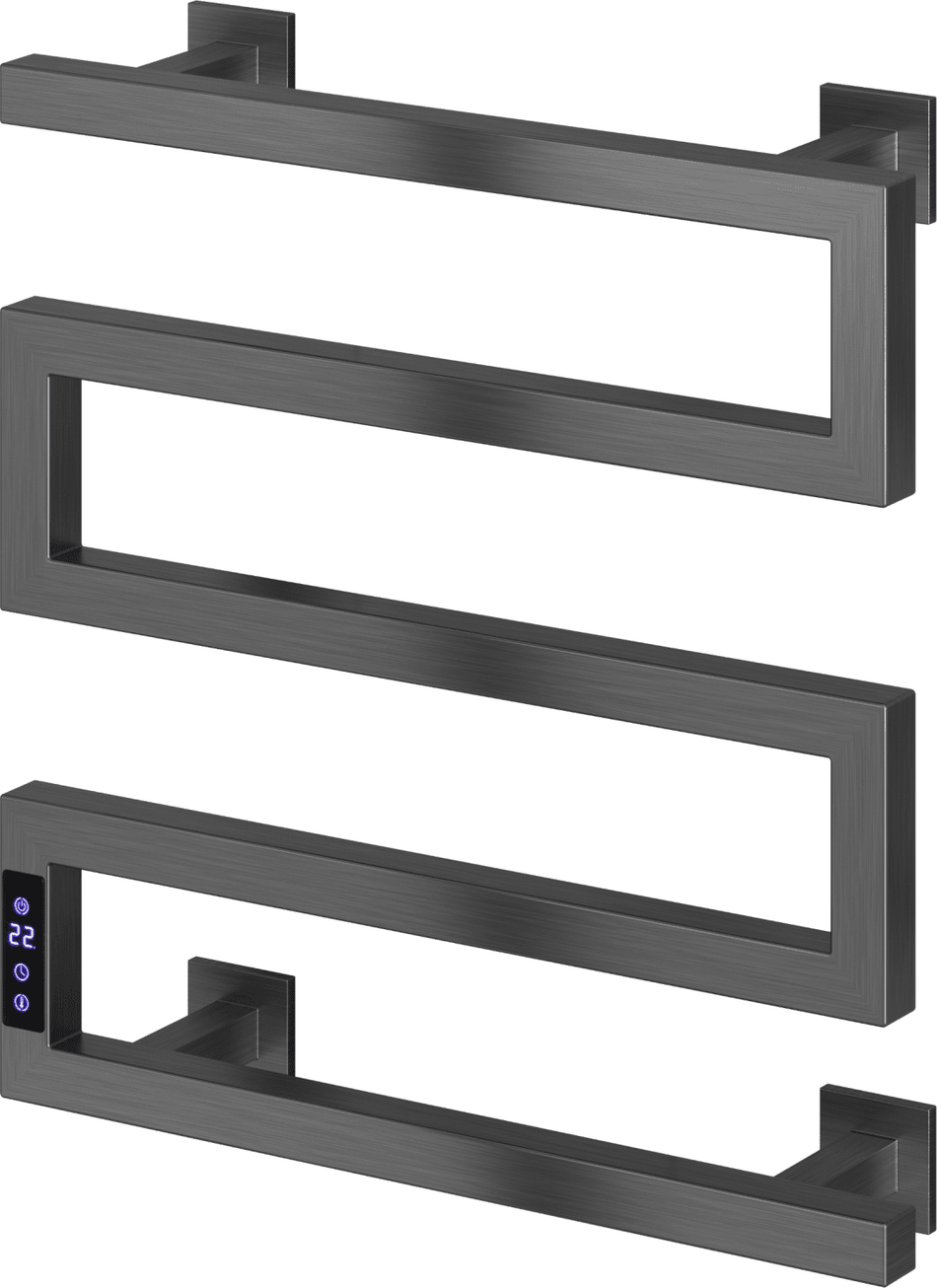 Reina Vispa EVSPG Brushed Gun Metal Electric Towel Rail